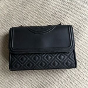 Tory Burch Fleming Bag - Black, small